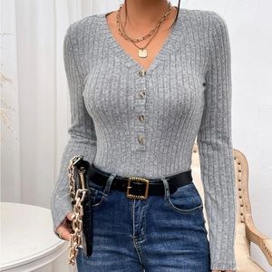 Ribbed Knit Bodysuit